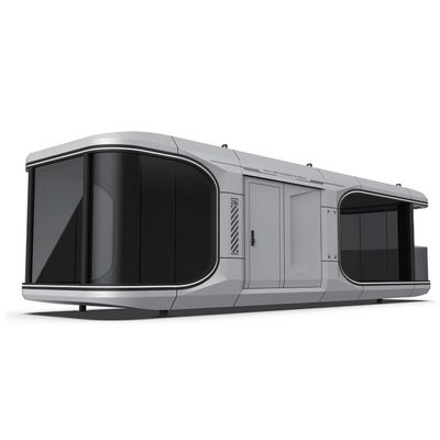 38 M2 Model E7 Solar Capsule House With 2 Bedroom Kitchen Bathroom Luxury Apple Cabin Capsule Home Vessel House Modular Homes