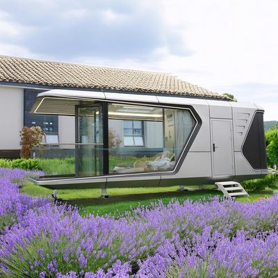 Customized Prefabricated Luxury Hotel Modern Space Capsule Style Camping House Tiny House Outdoor Mobile Capsule House