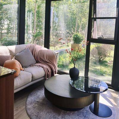 "Luxury Eco Space Capsule Container House Mobile - Prefab Modular Homes for Sale Waterproof Steel Movable Homes on Wheels"