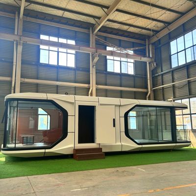 Customizable Household Waterproof Space Capsule Container Houses and Mobile Prefabricated Steel Houses