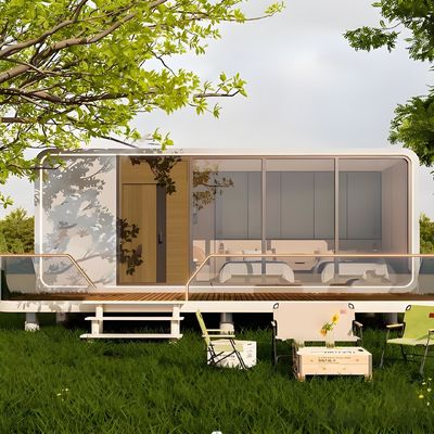 2025 Precision Decoration Factory Direct Sales apple Cabin Prefabricated Container Space Capsule Room Outdoor Office Warehouse
