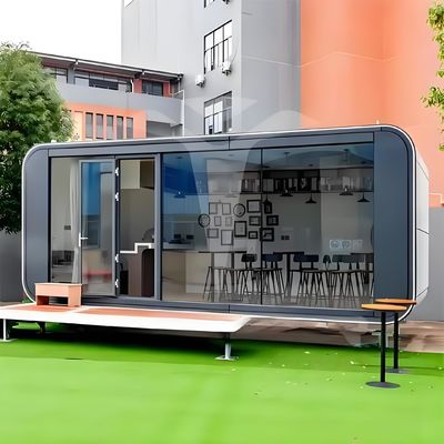 Hot Sellers Direct apple Pods Prefabricated Container Space Pods Hotel Outdoor Office Warehouse Store Office Building
