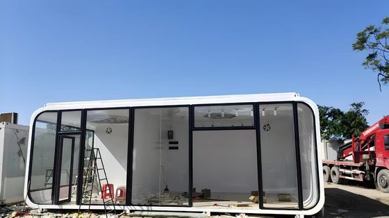 Modern Design Removable Office Pods Steel Hoisting System Convenient Access