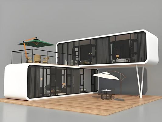 Modern Design Double Outdoor Garden High-End Removable Steel Apple Pod Office Pod