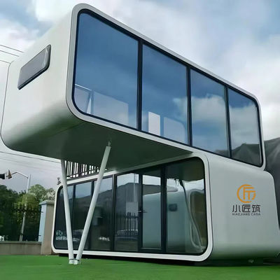 Two-Story Prefabricated Steel Office Cottage for Villas
