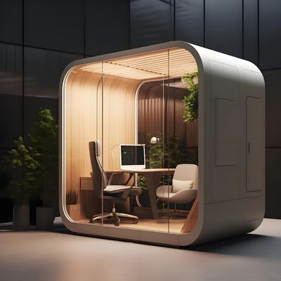 Space-Saving Prefab Container House - Modular Mobile Tiny Home with Quick Assembly Design