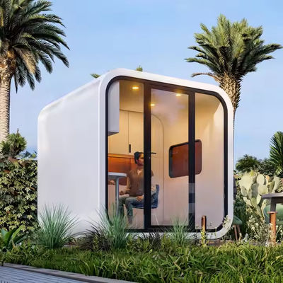 Space-Saving Prefab Container House - Modular Mobile Tiny Home with Quick Assembly Design
