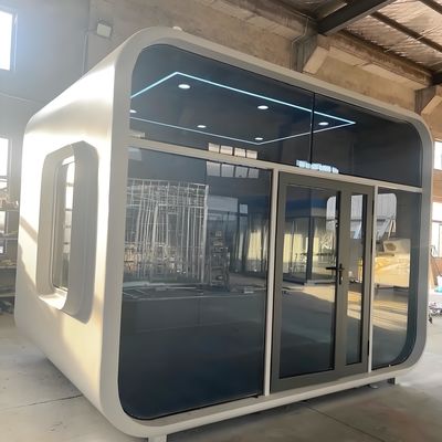 Portable Luxury Apple Pod for Small Office & Sandwich Panel Houses Durable Steel Construction for Outdoor Use
