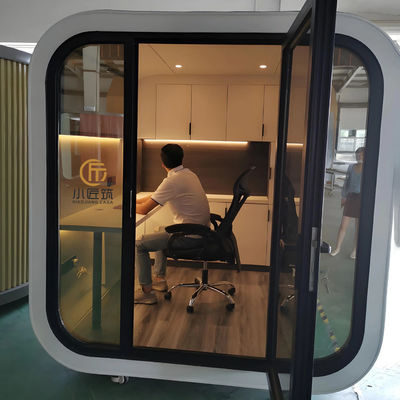 Modern Mini Prefabricated Steel Sandwich Panel Mobile Office Pods for House Park Workshop Use Mobile Cabins Home Shops Villas