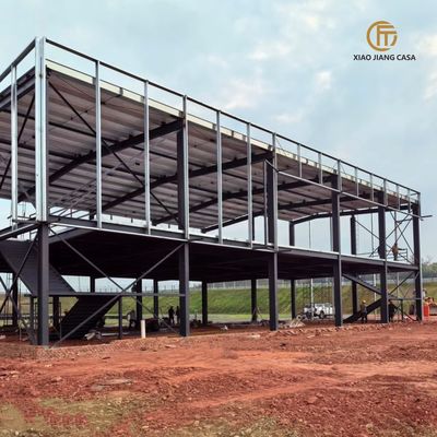 Prefabricated Long-span Steel Structure Building Prefabricated Metal Warehouse Workshop Office Building Shed