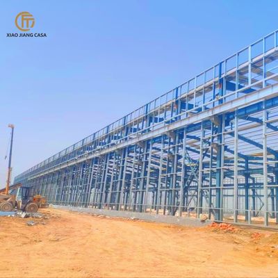 Metal Building Steel Structure Warehouse - Prefab Steel Frame Construction with Durable Warehouse Design
