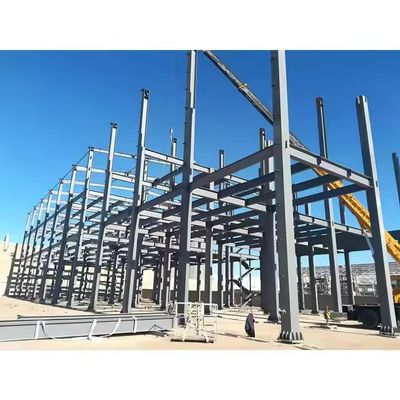 Metal Building Steel Structure Warehouse - Prefab Steel Frame Construction with Durable Warehouse Design