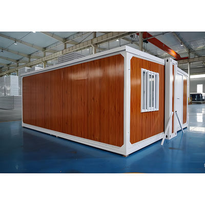 20-Foot Versatile Expandable Flat Pack Container for House Kitchen Hospital Workshop Durable Steel & Sandwich Panel Material