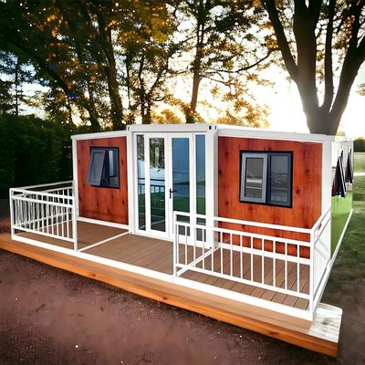 Portable 20ft 40ft Expandable Prefabricated Container House Easy-to-Install Mobile Structure for Home Office Hotel Durable Steel