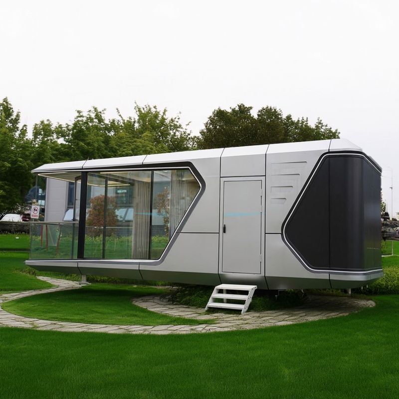 Customized Prefabricated Luxury Hotel Modern Space Capsule Style Camping House Tiny House Outdoor Mobile Capsule House