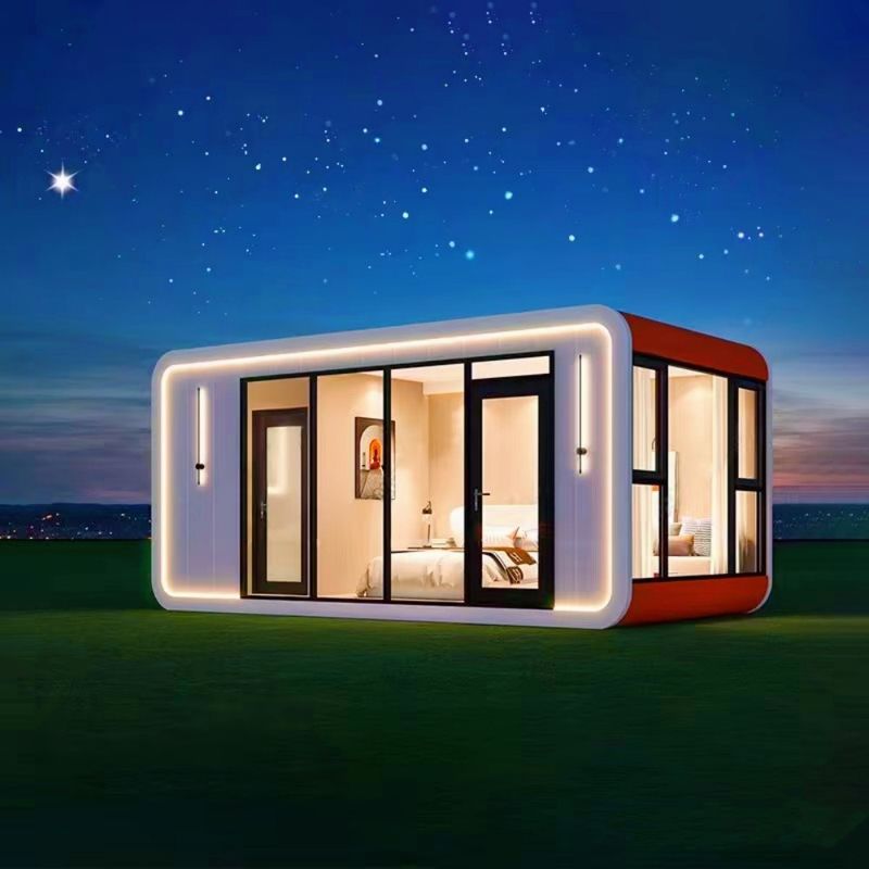 Beautiful Quiet Low Noise Operation Customer Friendly Solution Apple Cabin Pod Factory Container Activity Room